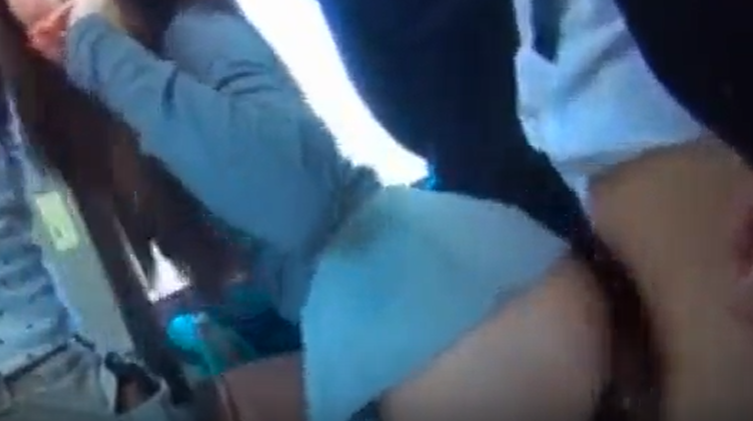Japanese schoolgirl fucked on the bus